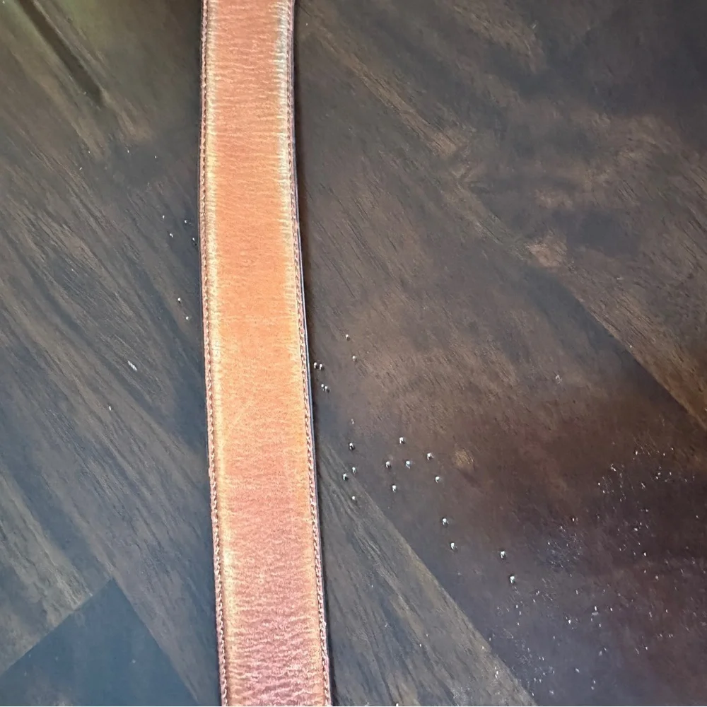 Cole Haan reversible belt. Size 42 silver buckle. Brown & dark brown